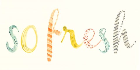 Framed Fresh &amp; Clean I Print