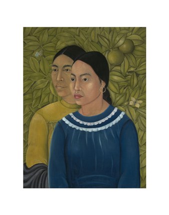 Framed Dos Mujeres (Salvadora y Herminia), 1928 Print