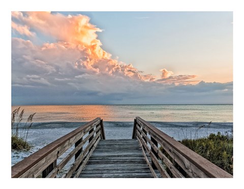 Framed Tranquility Walk Print