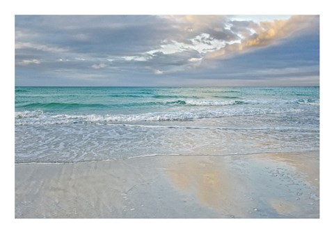 Framed Sea Blues Print