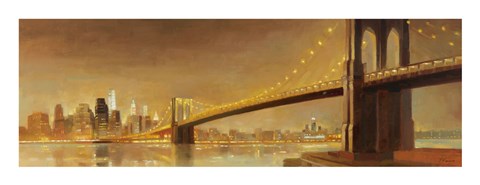 Framed Brooklyn Bridge Print