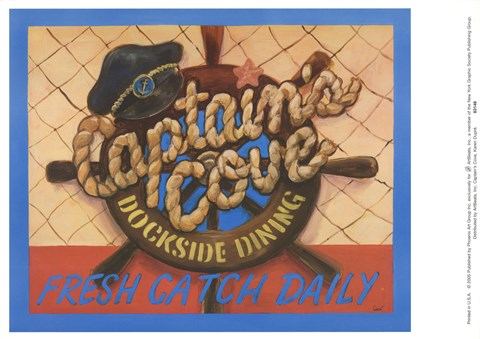 Framed Captain's Cove Print