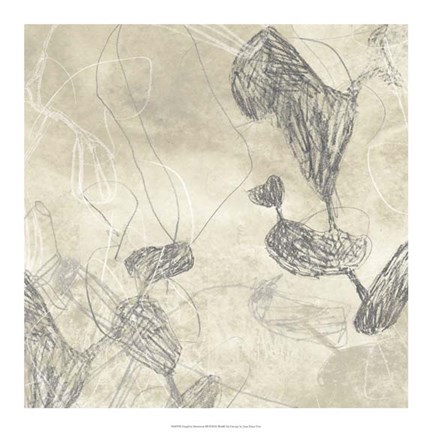 Framed Graphite Inversion III Print