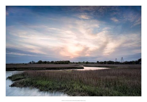 Framed Low Country Sunset III Print