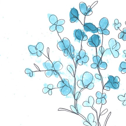 Framed Posy Pop II Print