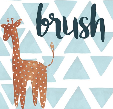 Framed Jungle Bath I Print