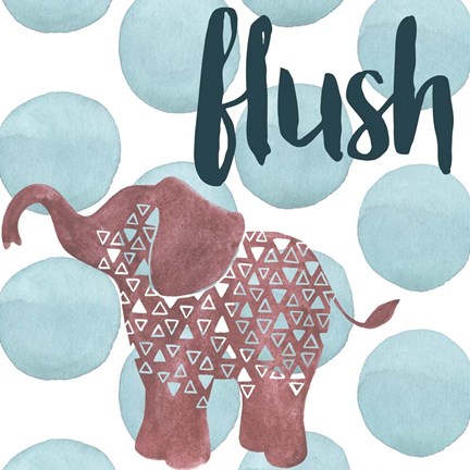 Framed Jungle Bath III Print