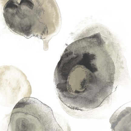 Framed Water Stones III Print