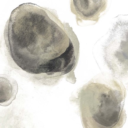 Framed Water Stones IV Print