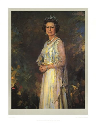 Framed Her Majesty Queen Elizabeth II Print