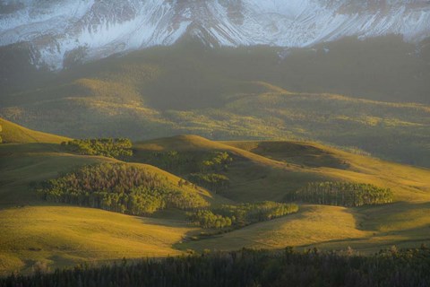 Framed Mountain Base Print