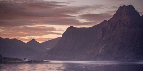 Framed Peaceful Farm 01 Print