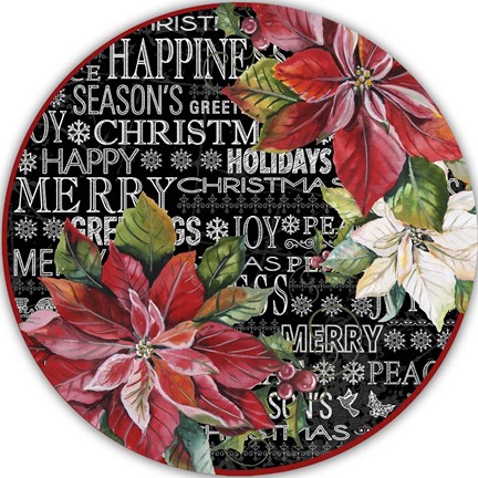 Framed Christmas Chalkboard Print