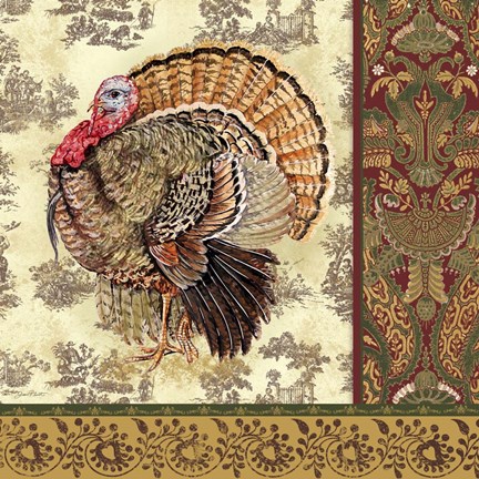 Framed Tom Turkey I Print