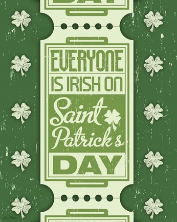 Framed Saint Patricks Day Print
