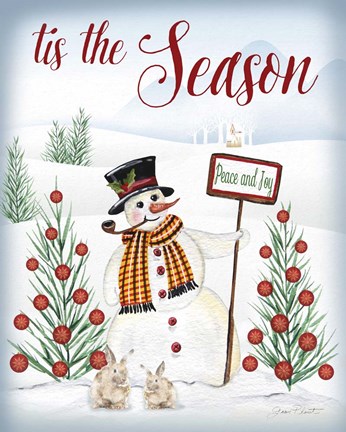 Framed Tis The Season Print