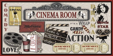 Framed Cinema Room Print