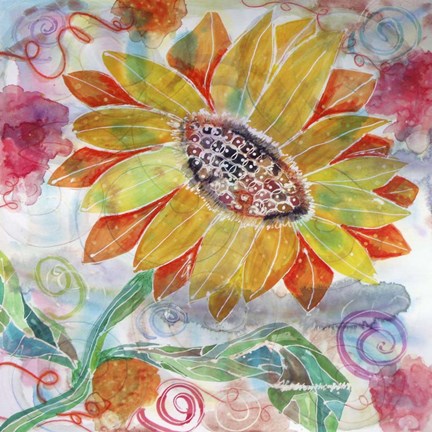 Framed Sunflower Print