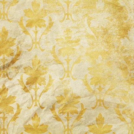 Framed Old Yellow Plant Print