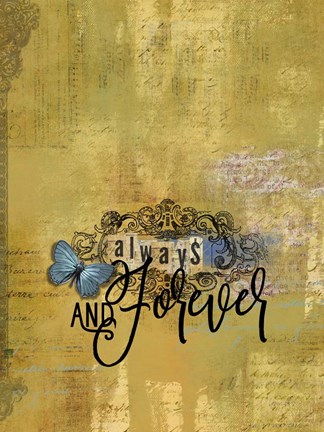 Framed Always And Forever Print