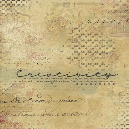 Framed Creativity Print