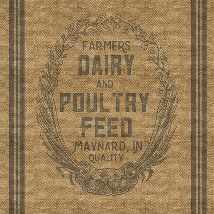 Framed Farmers Dairy Print