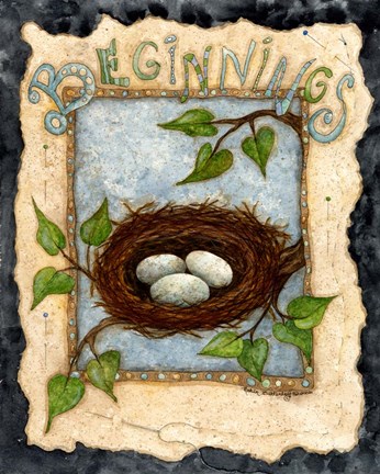 Framed Beginnings Print
