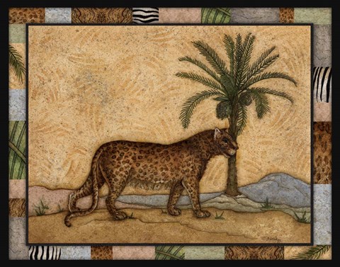 Framed Leopard Print