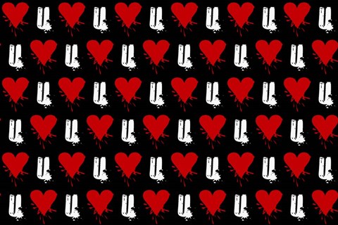 Framed Heart U Print