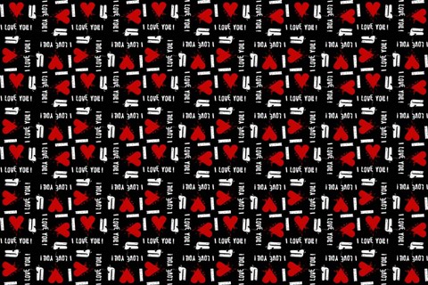 Framed I Love You Print