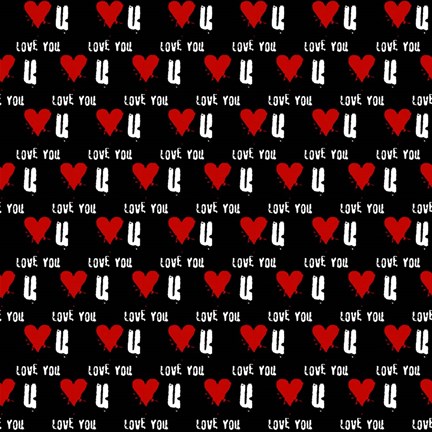 Framed Love You Print