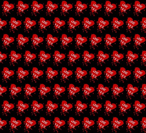 Framed Love You 4 Print