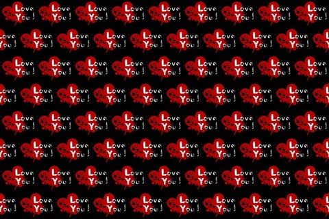 Framed Love You 5 Print