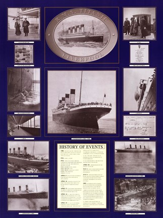 Framed Titanic Poster Print
