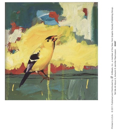 Framed Tell Me All About It Print