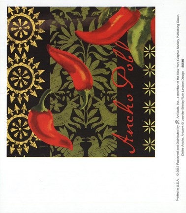 Framed Chiles Ancho Print