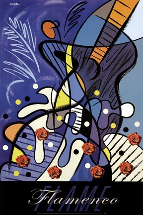 Framed Flamenco Print