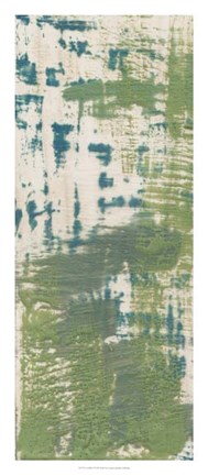 Framed Cool Blue I Print