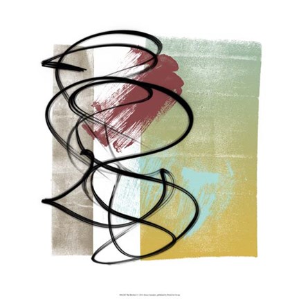 Framed Rhythm I Print