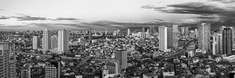 Framed Metro Manila, Manila, Philippines Print