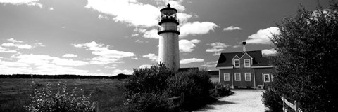 Framed Highland Light, Cape Cod National Seashore, North Truro, Cape Cod, Massachusetts Print