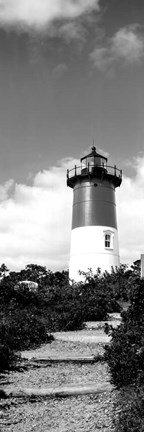 Framed Nauset Lighthouse, Nauset Beach, Eastham, Cape Cod, Massachusetts Print