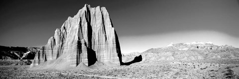 Framed Cliff in Capitol Reef National Park against blue sky, Utah Print
