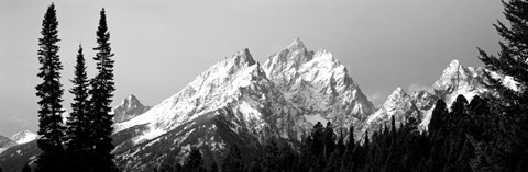 Framed Cathedral Group Grand Teton National Park WY Print