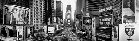 Framed Dusk, Times Square, NYC, NY Print