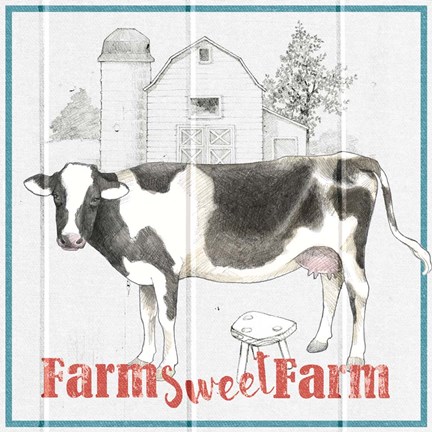 Framed Farm To Table IV Print