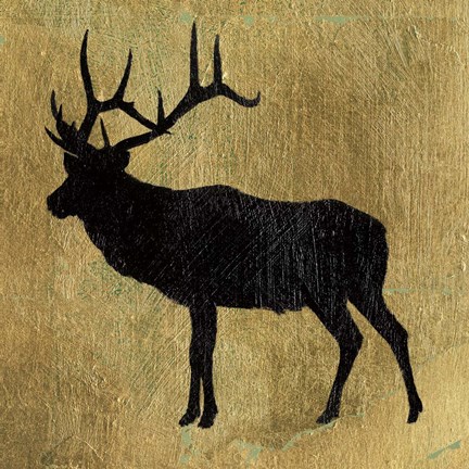 Framed Golden Lodge IV Print