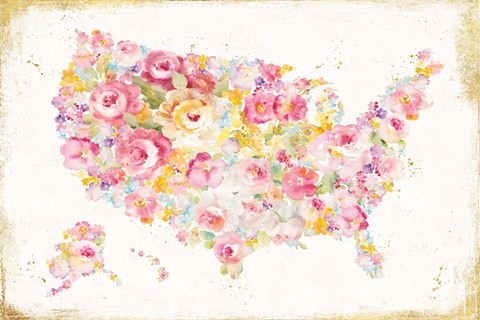 Framed Midsummer USA Print