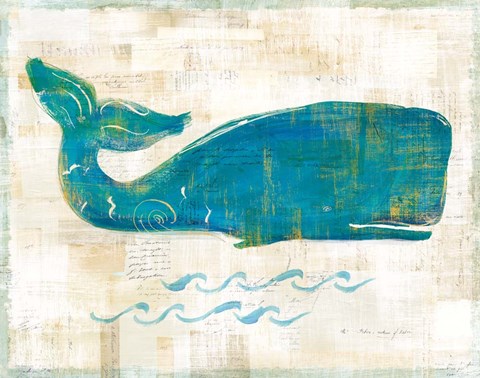 Framed On the Waves I Print