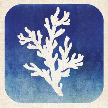 Framed Watermark Coral Print